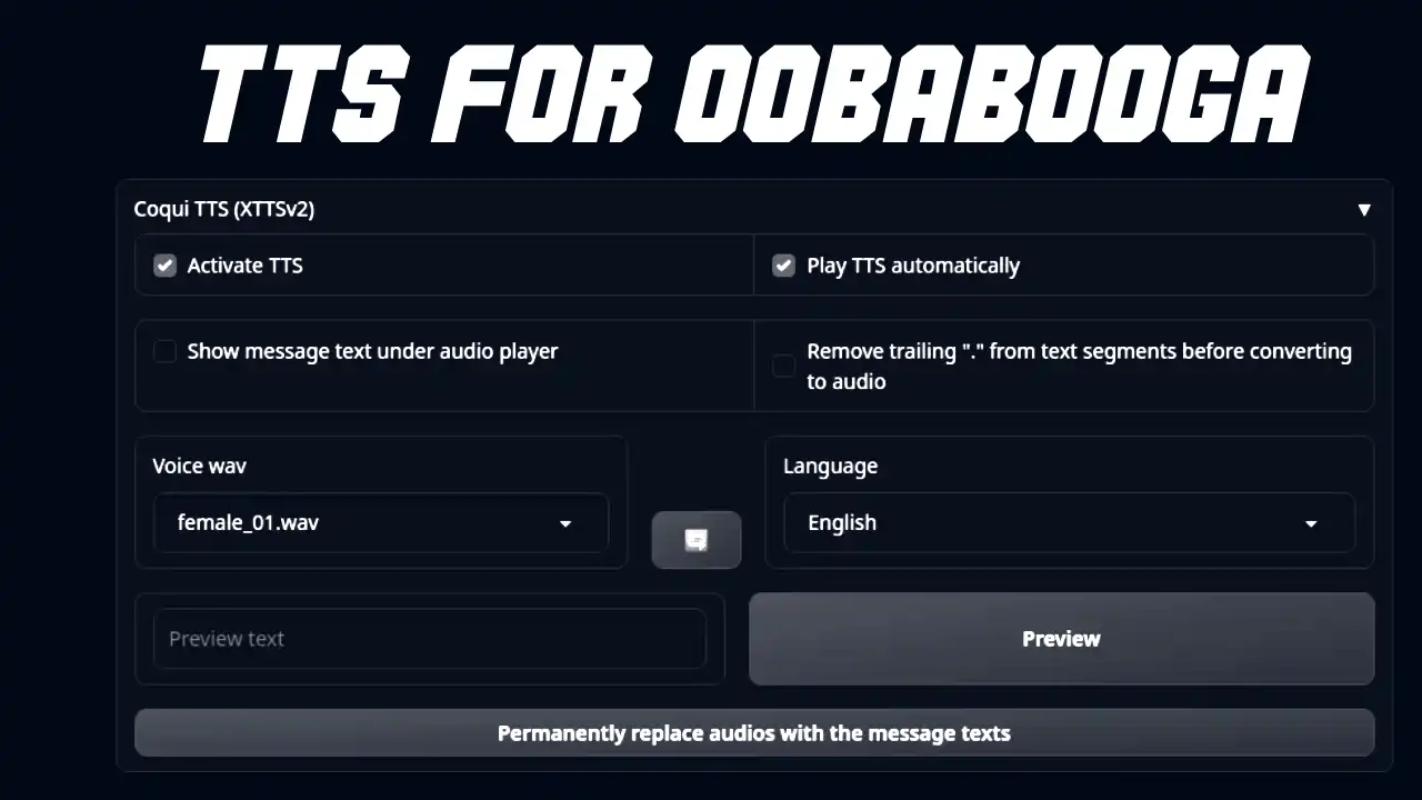 Best TTS For Oobabooga Web Ui